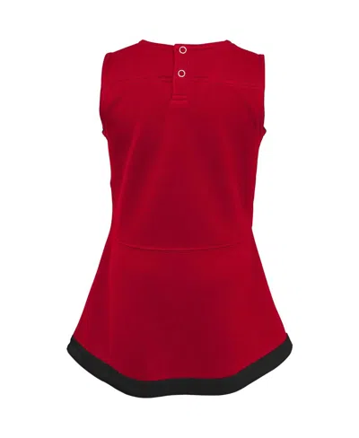 Outerstuff Girls Baby Boys And Girls Red Atlanta Falcons Cheer Captain Jumper Dress