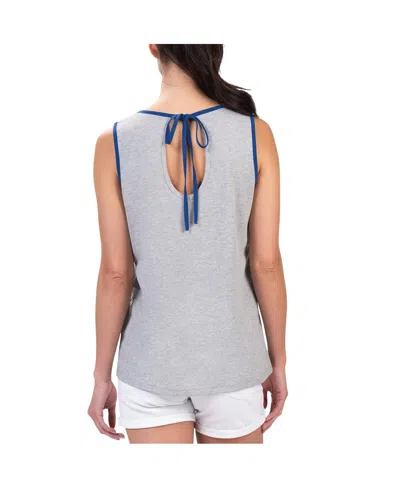 G-iii 4her By Carl Banks Women's Heather Gray Chase Elliott Fastest Lap Fashion Tank Top In Gray