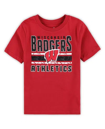 Outerstuff Preschool 2-piece Wisconsin Badgers In The Mix T-shirt Combo Set In Multi