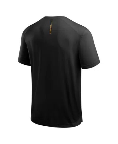 Fanatics Men's Black New York Jets Front Office Move Mono Polo Shirt In Black