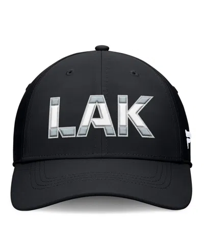 Fanatics Men's Black/silver Los Angeles Kings Authentic Pro Rink Flex Hat In Black
