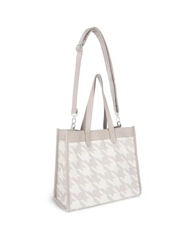 Wear By Erin Andrews New York Giants Patch Printed Tote Bag In Neutral