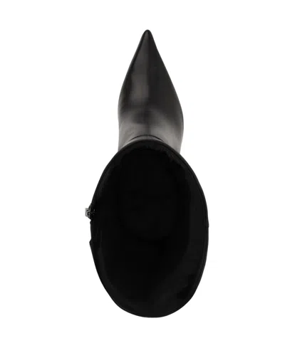 Nine West Women's Gerty Tall Pointy Toe Stiletto Boots In Black