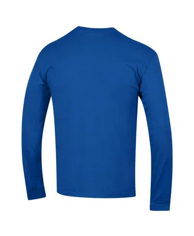 Champion Royal Duke Blue Devils Basic Arch Fleece Pullover Sweatshirt In Blue
