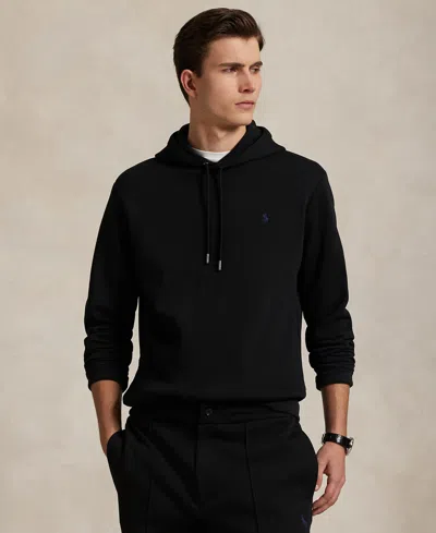 Polo Ralph Lauren Men's Double-knit Hoodie In Black