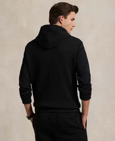 Polo Ralph Lauren Men's Double-knit Hoodie In Black