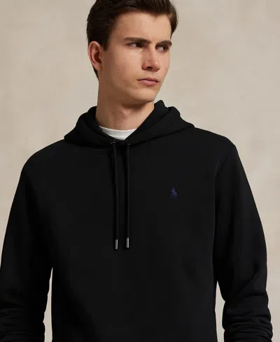 Polo Ralph Lauren Men's Double-knit Hoodie In Black