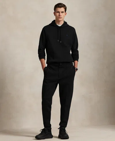 Polo Ralph Lauren Men's Double-knit Hoodie In Black