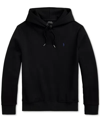 Polo Ralph Lauren Men's Double-knit Hoodie In Black