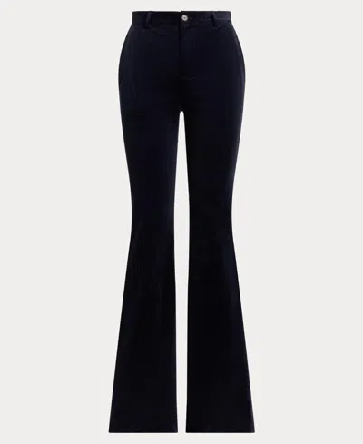 Ralph Lauren High-rise Corduroy Flare Pant In Black