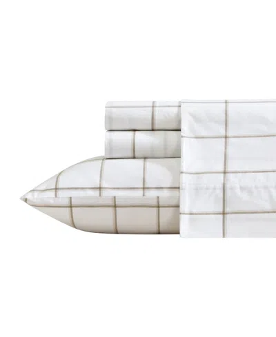 Nautica Cotton Percale 4-piece Sheet Set, Queen In Multi