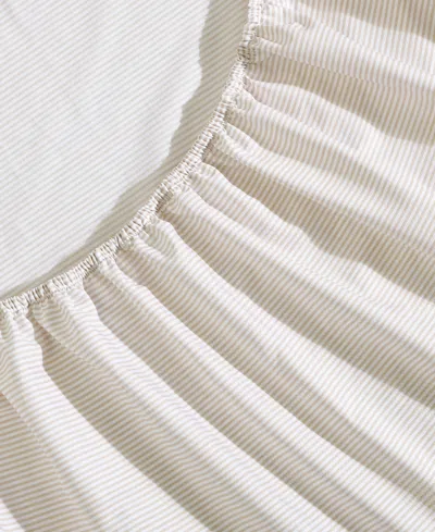 Nautica Cotton Percale 4-piece Sheet Set, King In White