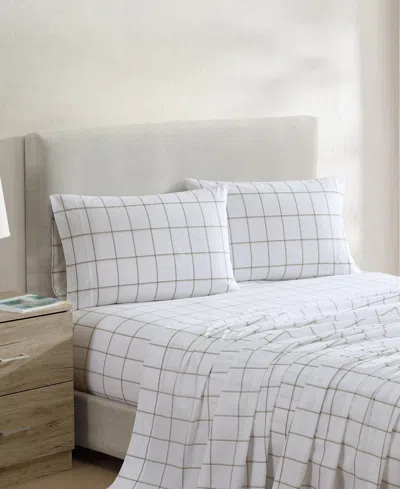 Nautica Cotton Percale 4-piece Sheet Set, Queen In Multi