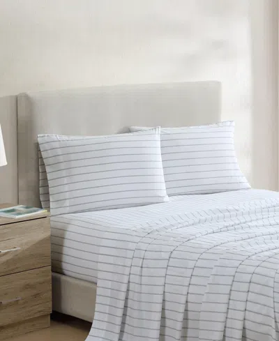 Nautica Cotton Percale 4-piece Sheet Set, Queen In Multi