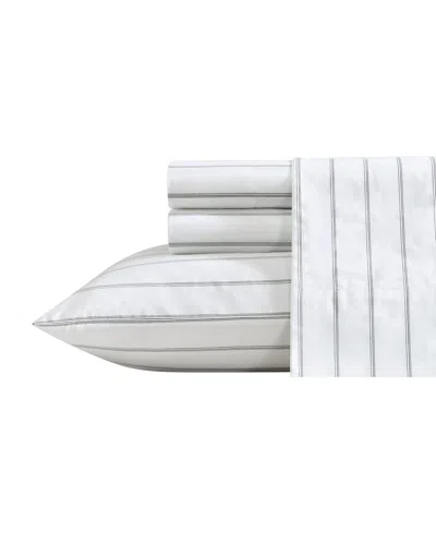 Nautica Cotton Percale 4-piece Sheet Set, Queen In Multi