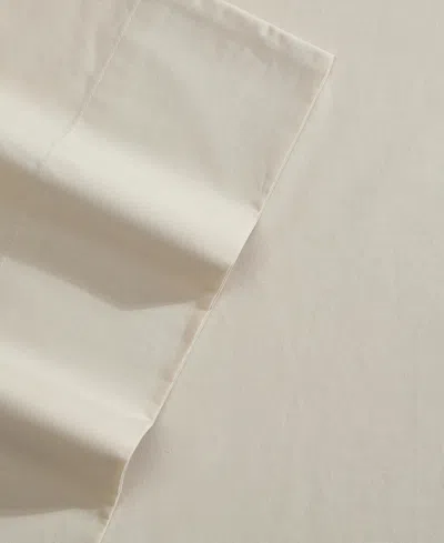 Nautica Solid Cotton Percale 4-piece Sheet Set, Full In Neutral