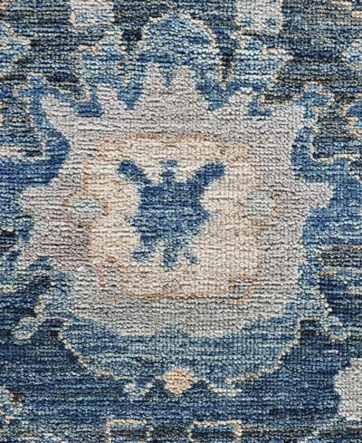 Adorn Hand Woven Rugs Colorful Oushak M0103-39 9'1"x11'7" Area Rug In Blue