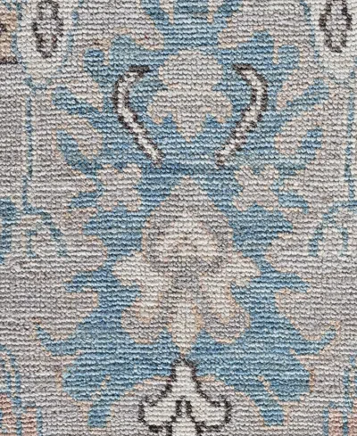 Adorn Hand Woven Rugs Colorful Oushak M0103-40 8'11"x11'10" Area Rug In Gray