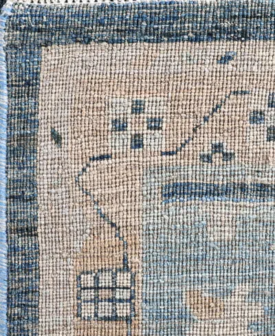 Adorn Hand Woven Rugs Colorful Oushak M0103-39 9'1"x11'7" Area Rug In Blue