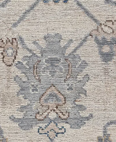 Adorn Hand Woven Rugs Colorful Oushak M0103-44 8'2"x9'8" Area Rug In White