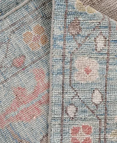 Adorn Hand Woven Rugs Colorful Oushak M0103-38 9'1"x12'1" Area Rug In Blue