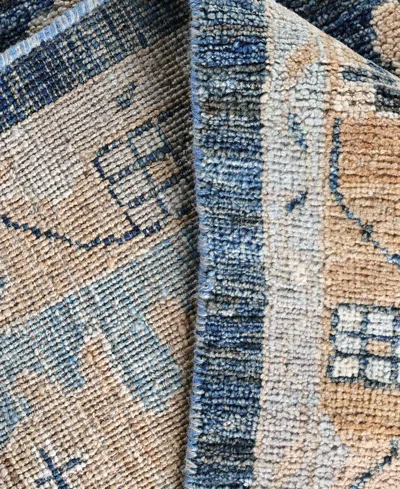 Adorn Hand Woven Rugs Colorful Oushak M0103-39 9'1"x11'7" Area Rug In Blue