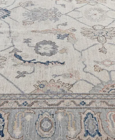 Adorn Hand Woven Rugs Colorful Oushak M0103-44 8'2"x9'8" Area Rug In White