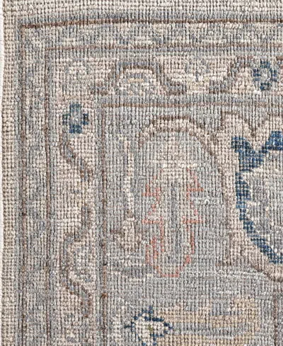 Adorn Hand Woven Rugs Colorful Oushak M0103-44 8'2"x9'8" Area Rug In White