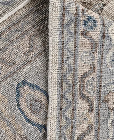 Adorn Hand Woven Rugs Colorful Oushak M0103-44 8'2"x9'8" Area Rug In White