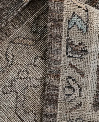 Adorn Hand Woven Rugs Colorful Oushak M0103-53 8'2"x9'9" Area Rug In Brown