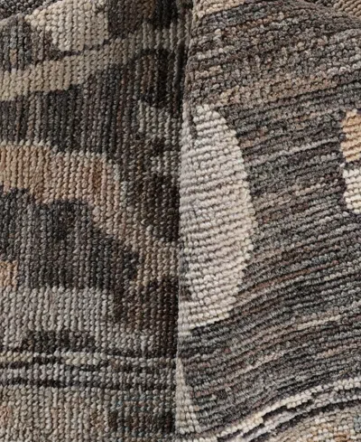 Adorn Hand Woven Rugs Colorful Oushak M0103-53 8'2"x9'9" Area Rug In Brown