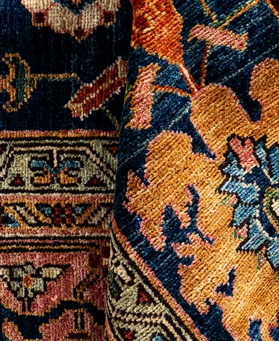 Adorn Hand Woven Rugs Serapi M0103-62 10'x13'10" Area Rug In Blue