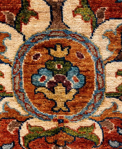 Adorn Hand Woven Rugs Serapi M0103-256 8'3"x9'10" Area Rug In Orange