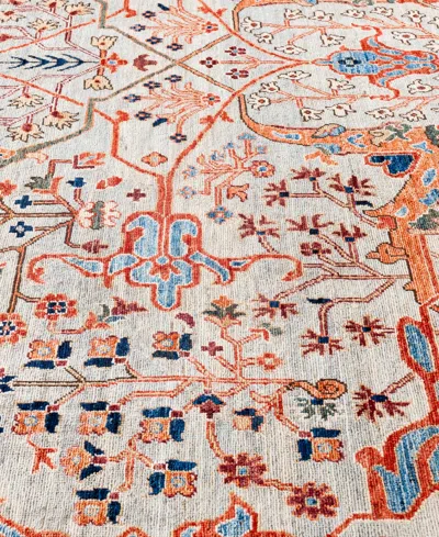 Adorn Hand Woven Rugs Serapi M0103-260 8'x10' Area Rug In Gray