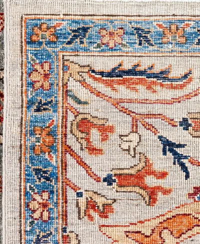 Adorn Hand Woven Rugs Serapi M0103-260 8'x10' Area Rug In Gray