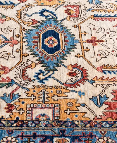 Adorn Hand Woven Rugs Serapi M0103-309 4'1"x5'11" Area Rug In White