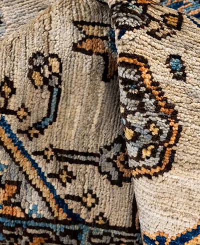 Adorn Hand Woven Rugs Serapi M0103-323 3'11"x6'2" Area Rug In Gray