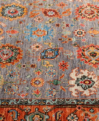 Adorn Hand Woven Rugs Serapi M0103-327 4'3"x5'11" Area Rug In Gray