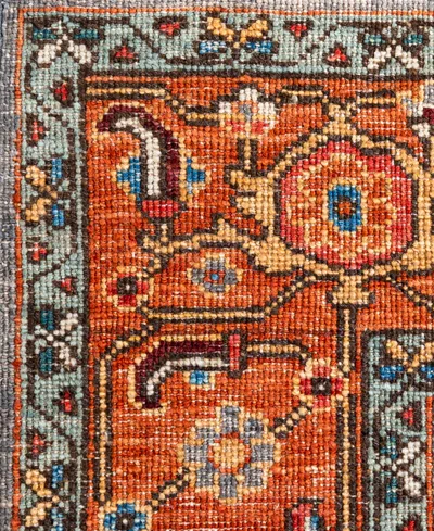 Adorn Hand Woven Rugs Serapi M0103-327 4'3"x5'11" Area Rug In Gray