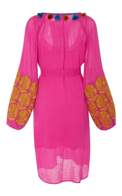 Shop Figue Coco Embroidered Dress