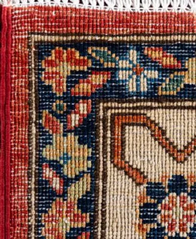 Adorn Hand Woven Rugs Serapi M0103 131 Rug Collection In Red