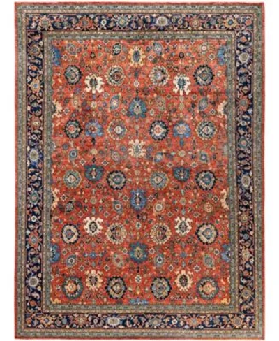 Adorn Hand Woven Rugs Serapi M0103 161 Rug Collection In Red