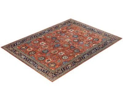 Adorn Hand Woven Rugs Serapi M0103 161 Rug Collection In Red
