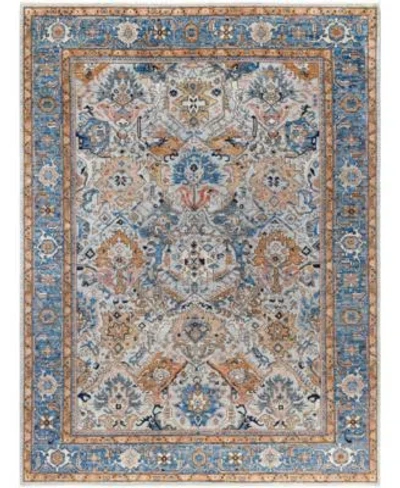 Adorn Hand Woven Rugs Serapi M0103 170 Rug Collection In Gray