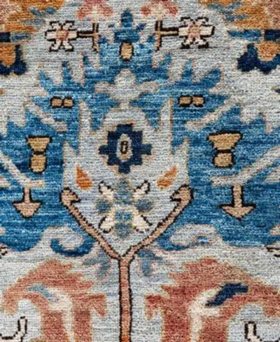 Adorn Hand Woven Rugs Serapi M0103 170 Rug Collection In Gray