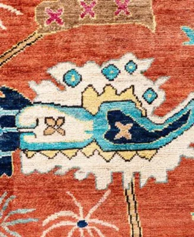 Adorn Hand Woven Rugs Serapi M0103 174 Rug Collection In Orange