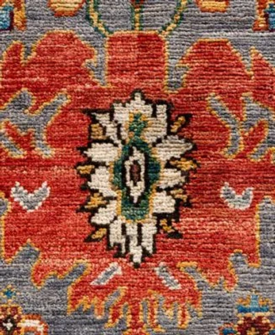 Adorn Hand Woven Rugs Serapi M0103 198 Rug Collection In Gray