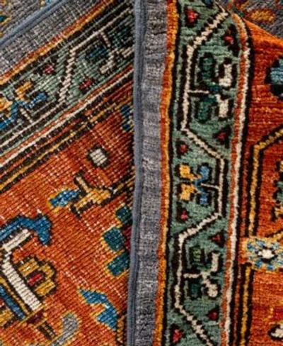 Adorn Hand Woven Rugs Serapi M0103 198 Rug Collection In Gray