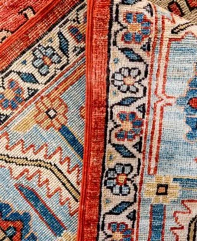 Adorn Hand Woven Rugs Serapi M0103 210 Rug Collection In Orange