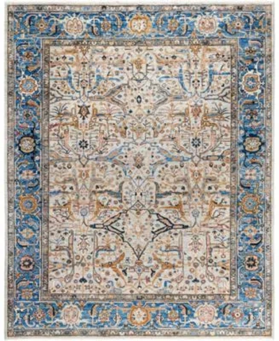 Adorn Hand Woven Rugs Serapi M0103 228 Rug Collection In Gray